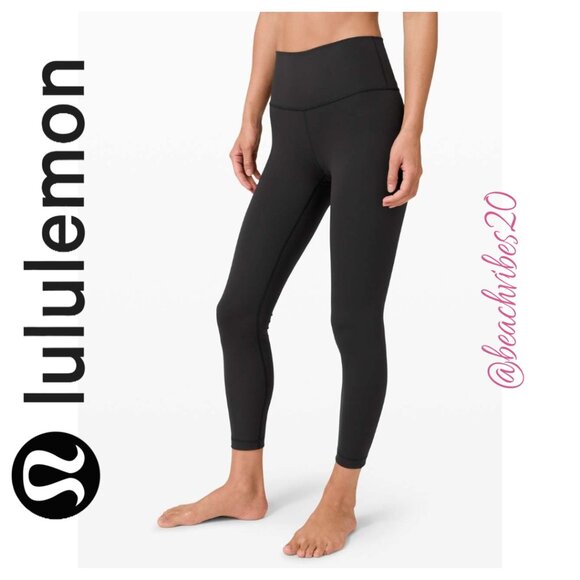 LULULEMON ATHLETICA Wunder Under High-Rise Tight 28" *Full-On Luxtreme Black 20 - Picture 2 of 5